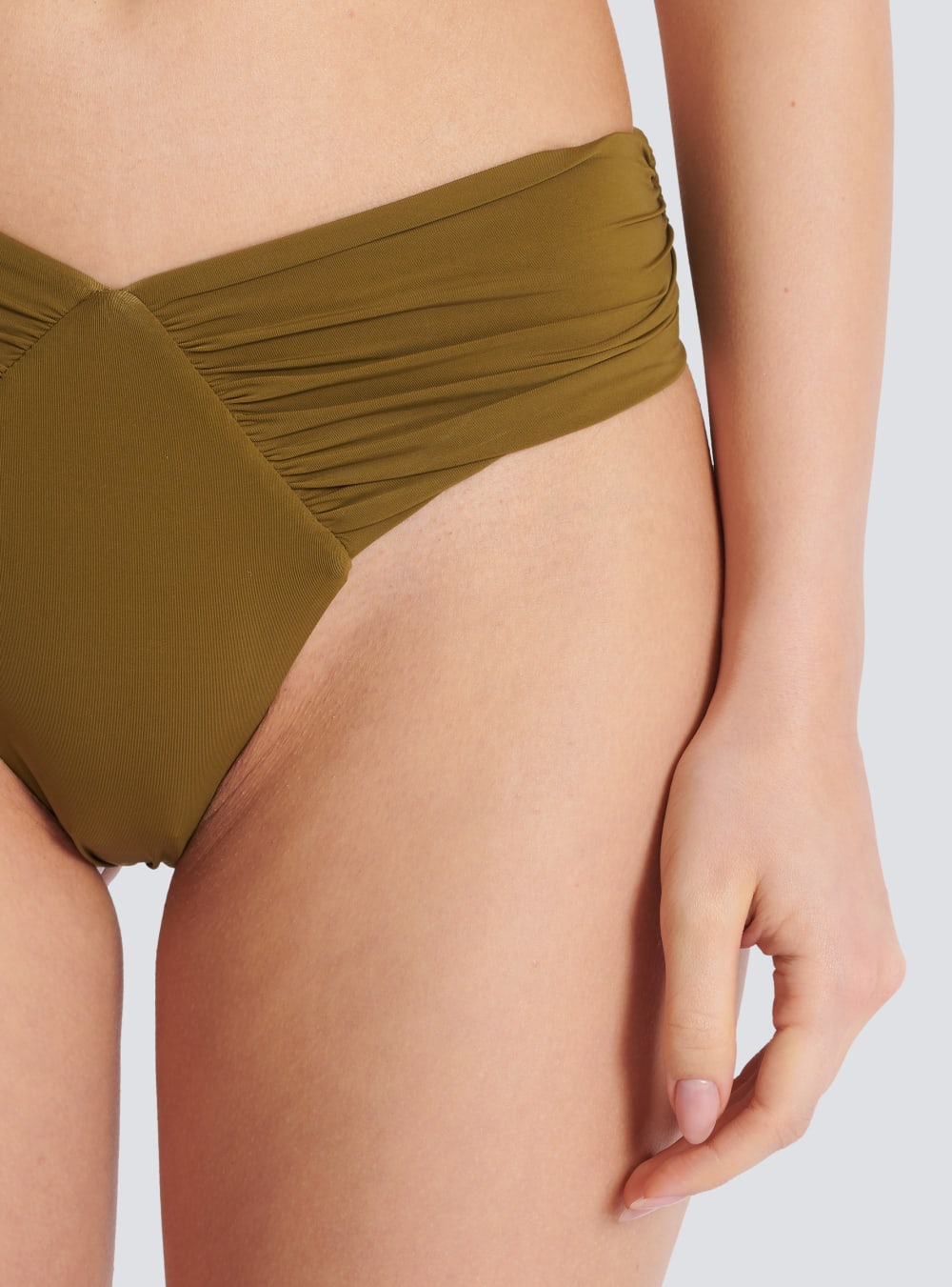 Women's Balmain Bikinis Khaki | USA HaWoDMnk