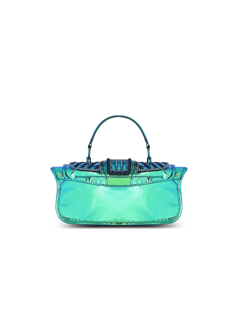 Women's Balmain Blaze Embroidered Handbag Multicolor | USA uEumQWC4