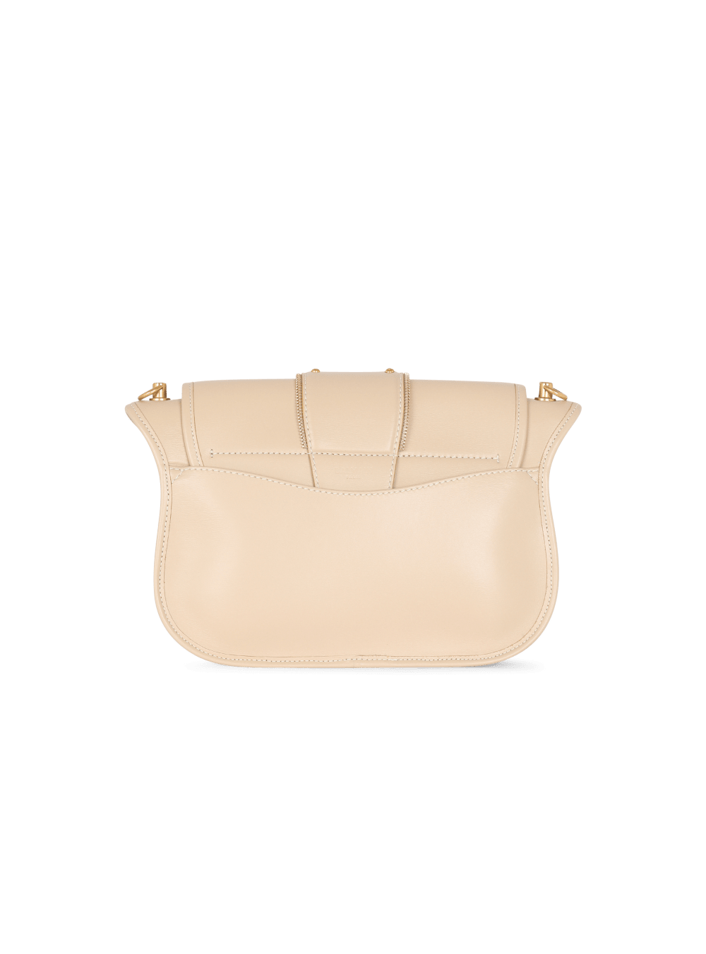 Women's Balmain Blaze Smooth Leather Crossbody Bags Beige | USA QuIqNQFp