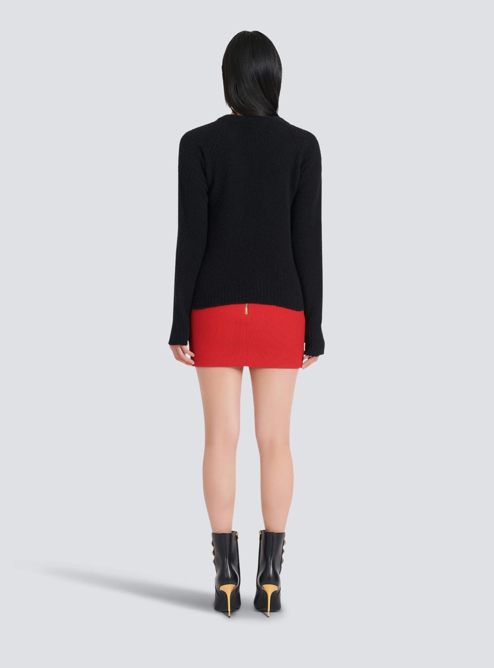 Women's Balmain Cashmere Sweaters Black | USA VQkA7cAs