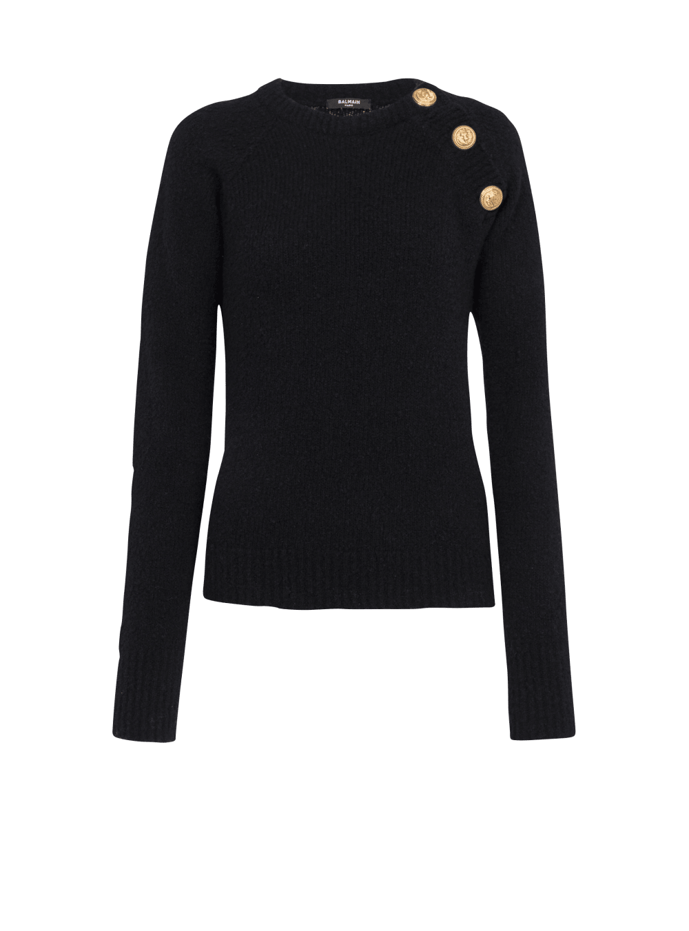 Women\'s Balmain Cashmere Sweaters Black | USA VQkA7cAs