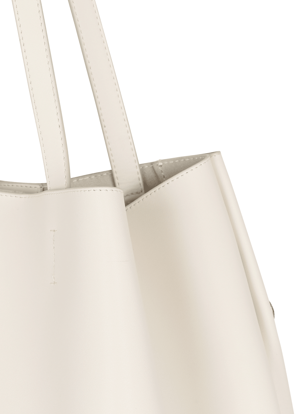 Women's Balmain Emblem Leather Tote Bags White | USA n7K58tEU