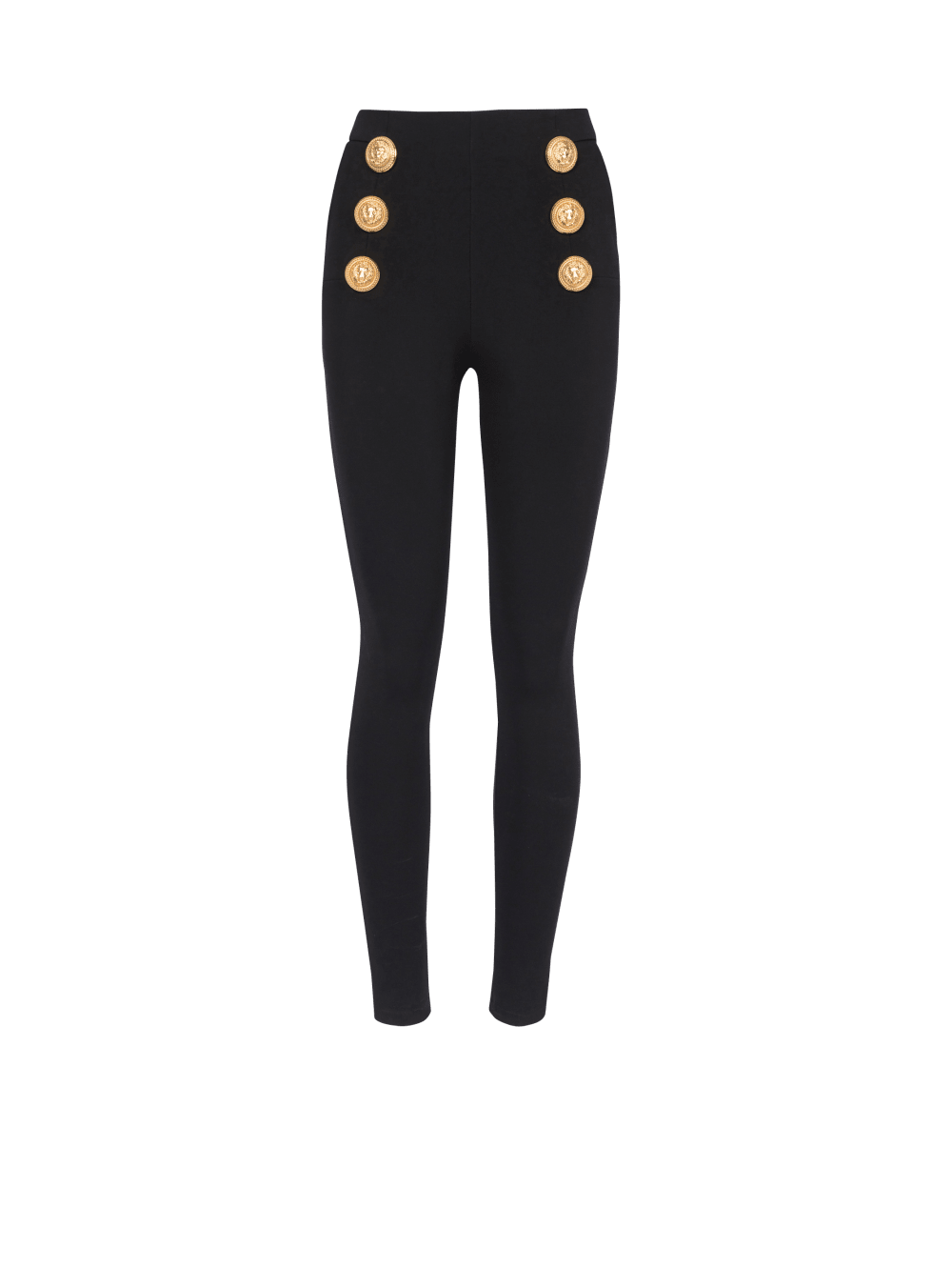 Women\'s Balmain Jersey Skinny Trousers Black | USA yUP5Zq5p