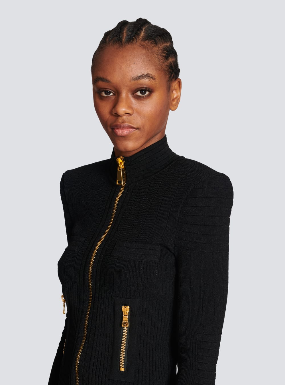 Women's Balmain Knit Cardigan Black | USA 7fGiQn0y