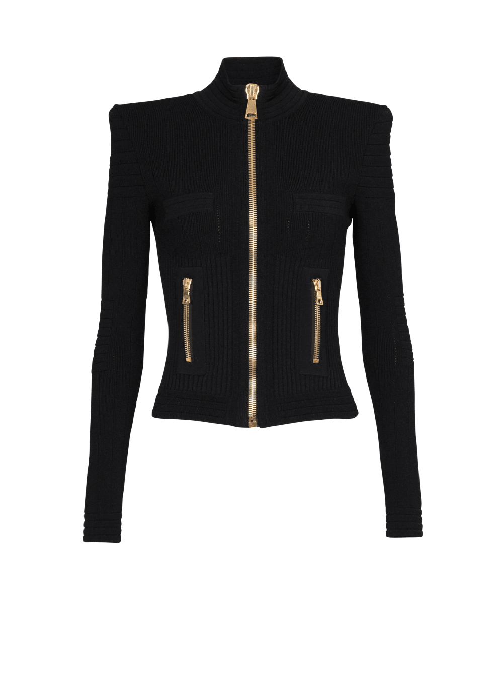 Women\'s Balmain Knit Cardigan Black | USA 7fGiQn0y