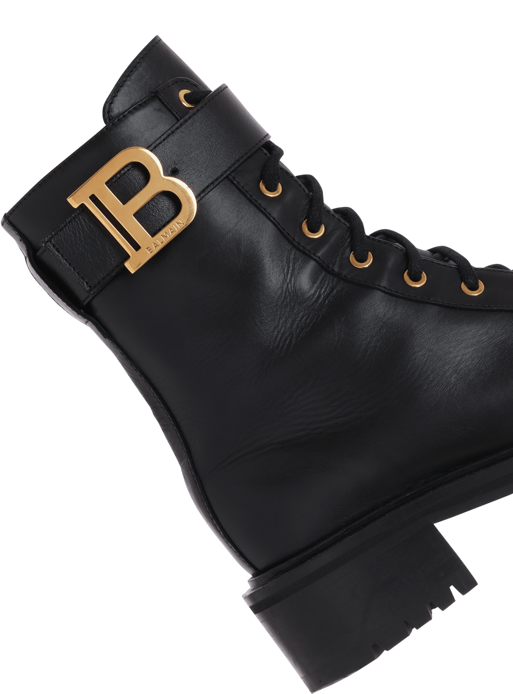 Women's Balmain Leather Ranger Romy Ankle Boots Black | USA Wa5zRLIx