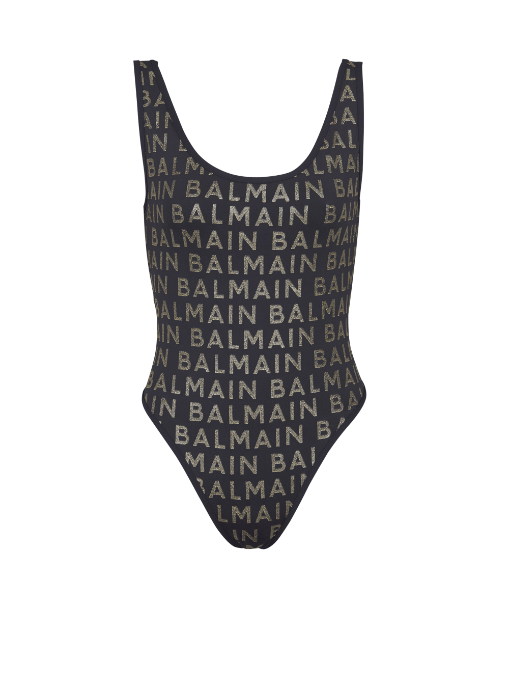 Women\'s Balmain Logos Swimsuits Gold | USA 91wlXLqt