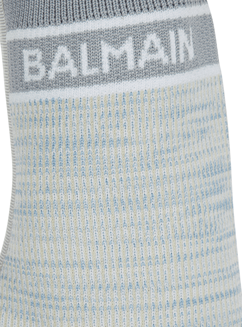 Women's Balmain Skye Knit Ankle Boots Blue | USA 1AvZY7K3