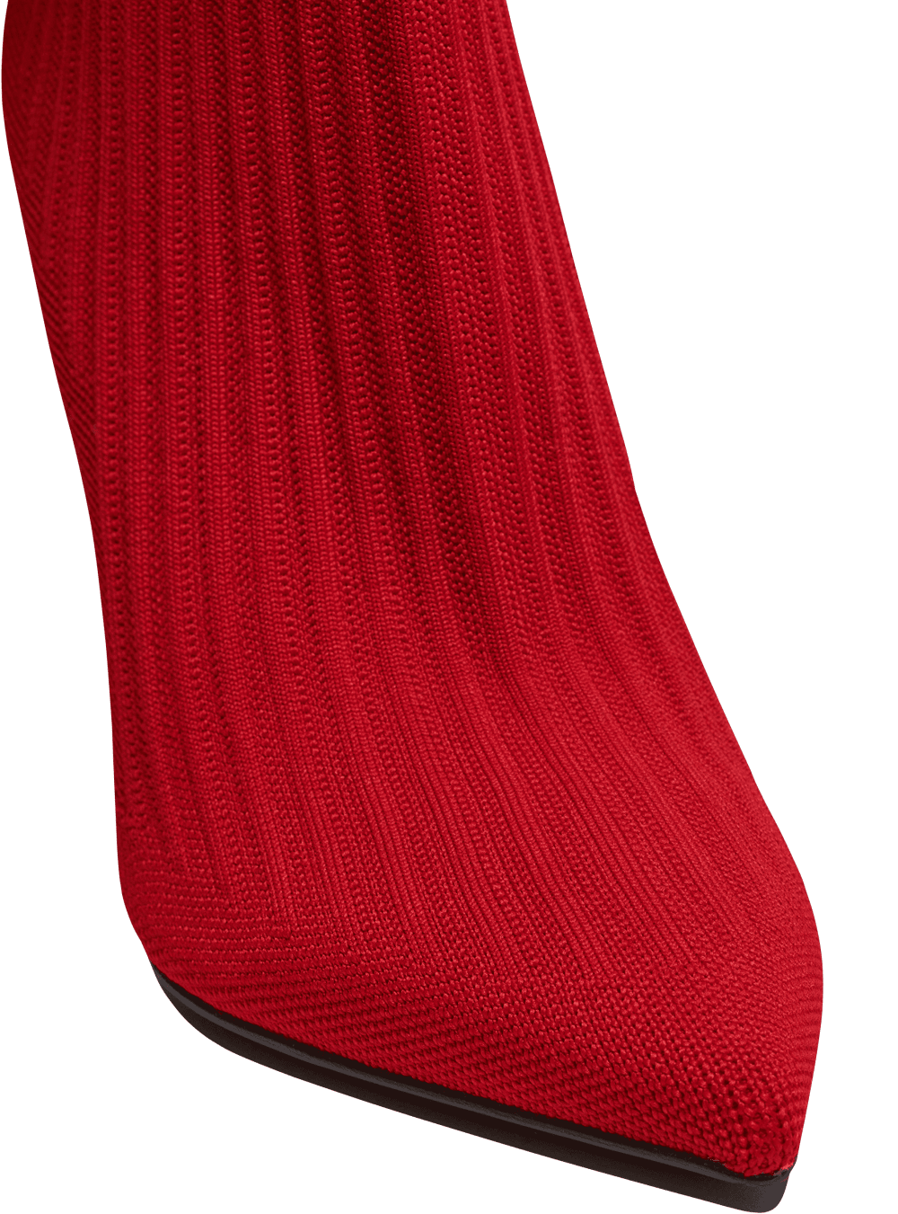 Women's Balmain Skye Stretch Knit Ankle Boots Red | USA B5asGzTK