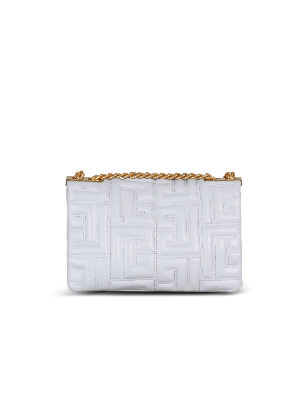 Women's Balmain Small 1945 Soft In Quilted Leather Shoulder Bags Grey | USA Ejby6KHk