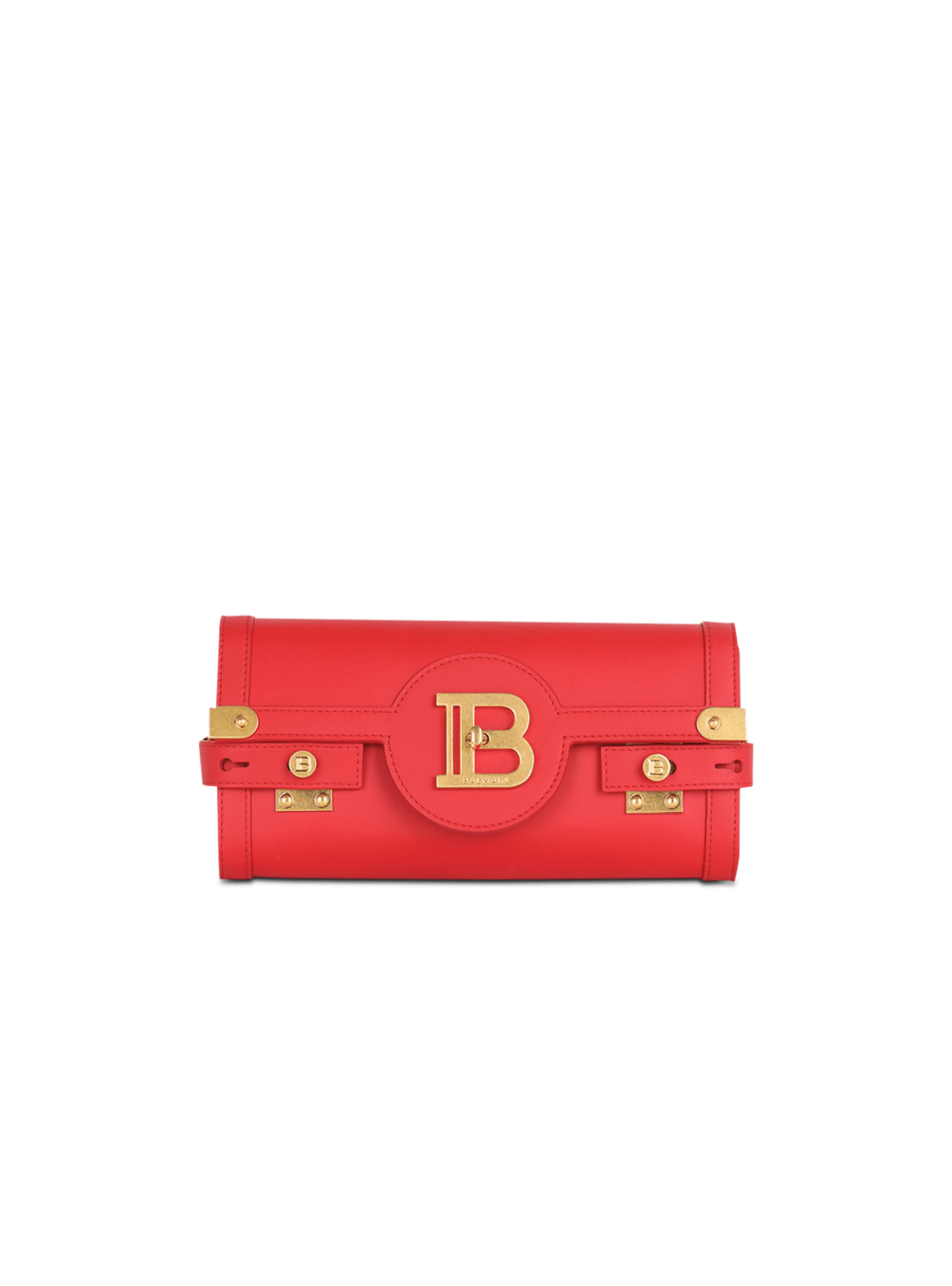 Women\'s Balmain Smooth Leather B-Buzz 23 Crossbody Bags Red | USA 0BvFQAP6