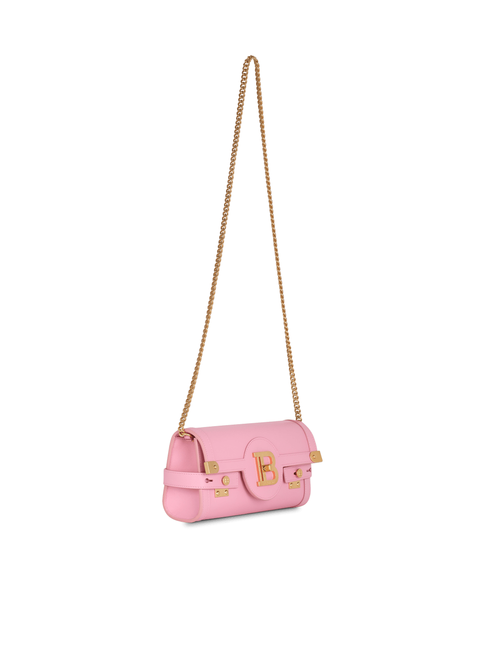 Women's Balmain Smooth Leather B-Buzz 23 Crossbody Bags Pink | USA rRawd6hm