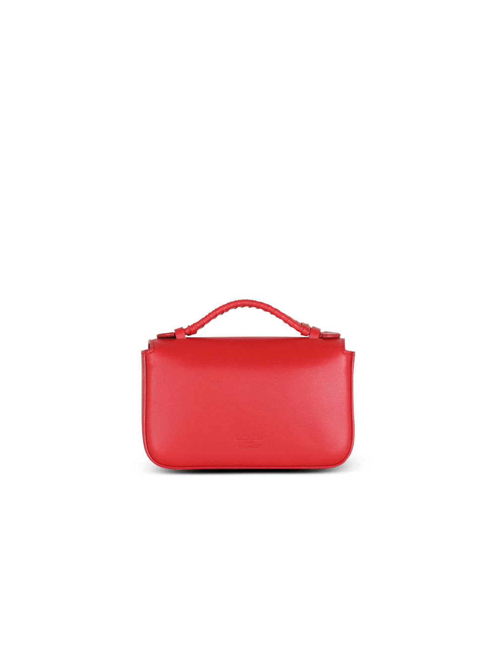 Women's Balmain Smooth Leather B-Buzz Mini Handbag Red | USA y1aftZxq