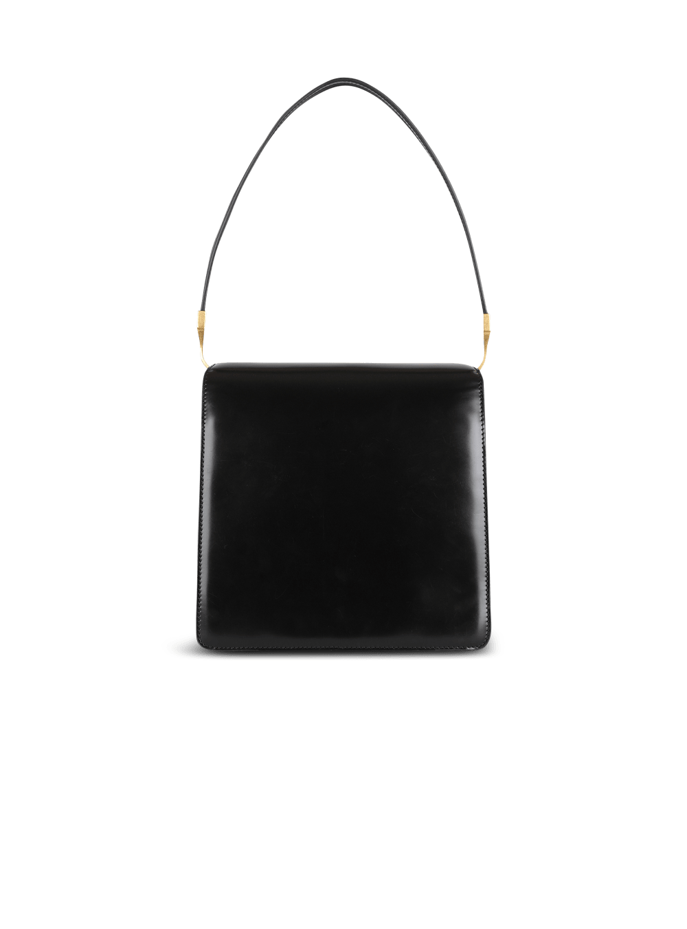 Women's Balmain Smooth Leather Ely Handbag Black | USA jXOcenef