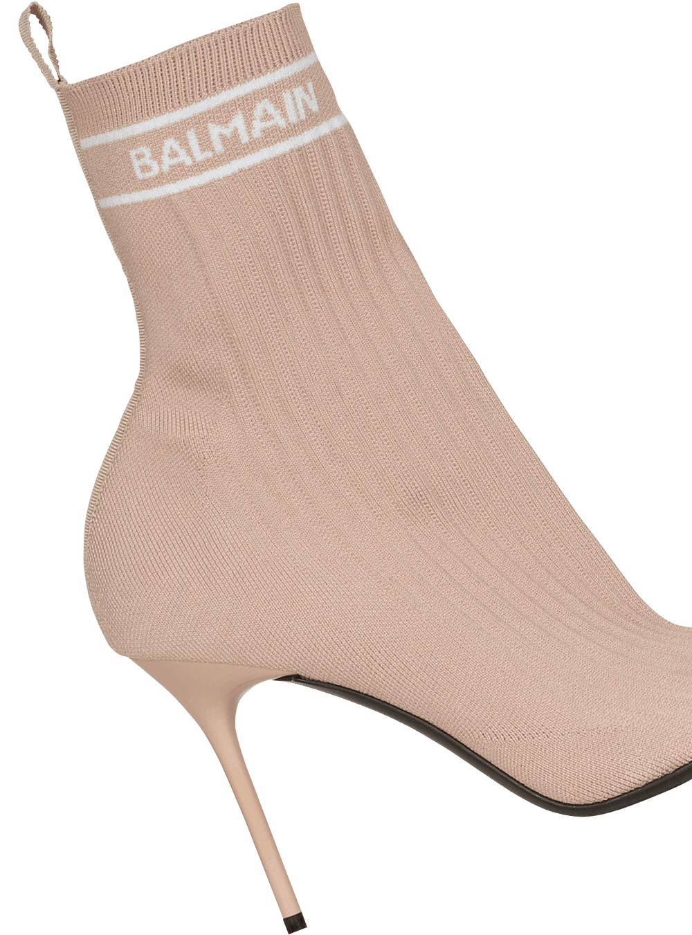 Women's Balmain Stretch Knit Skye Ankle Boots Pink | USA My179oib