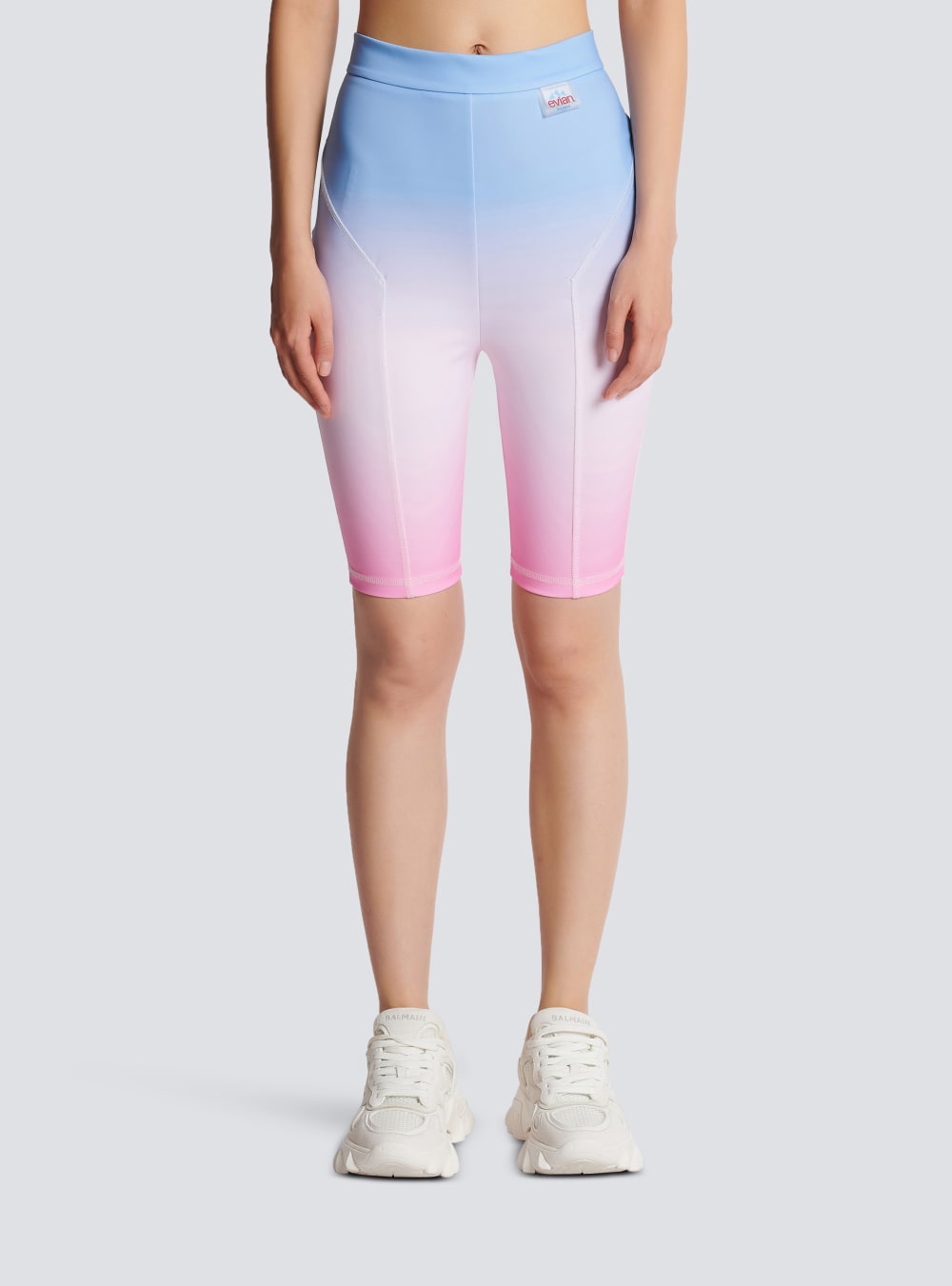 Women's Balmain X Evian-cycling Shorts Multicolor | USA 1BW6qDfA