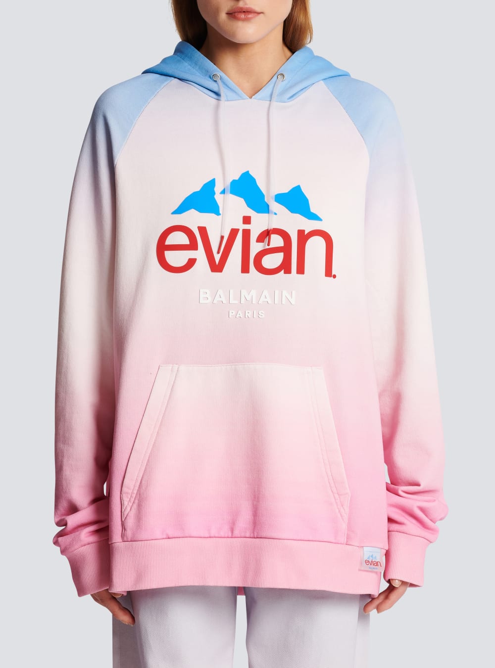 Women's Balmain X Evian-gradient Sweatshirts Multicolor | USA XfyRVGKF