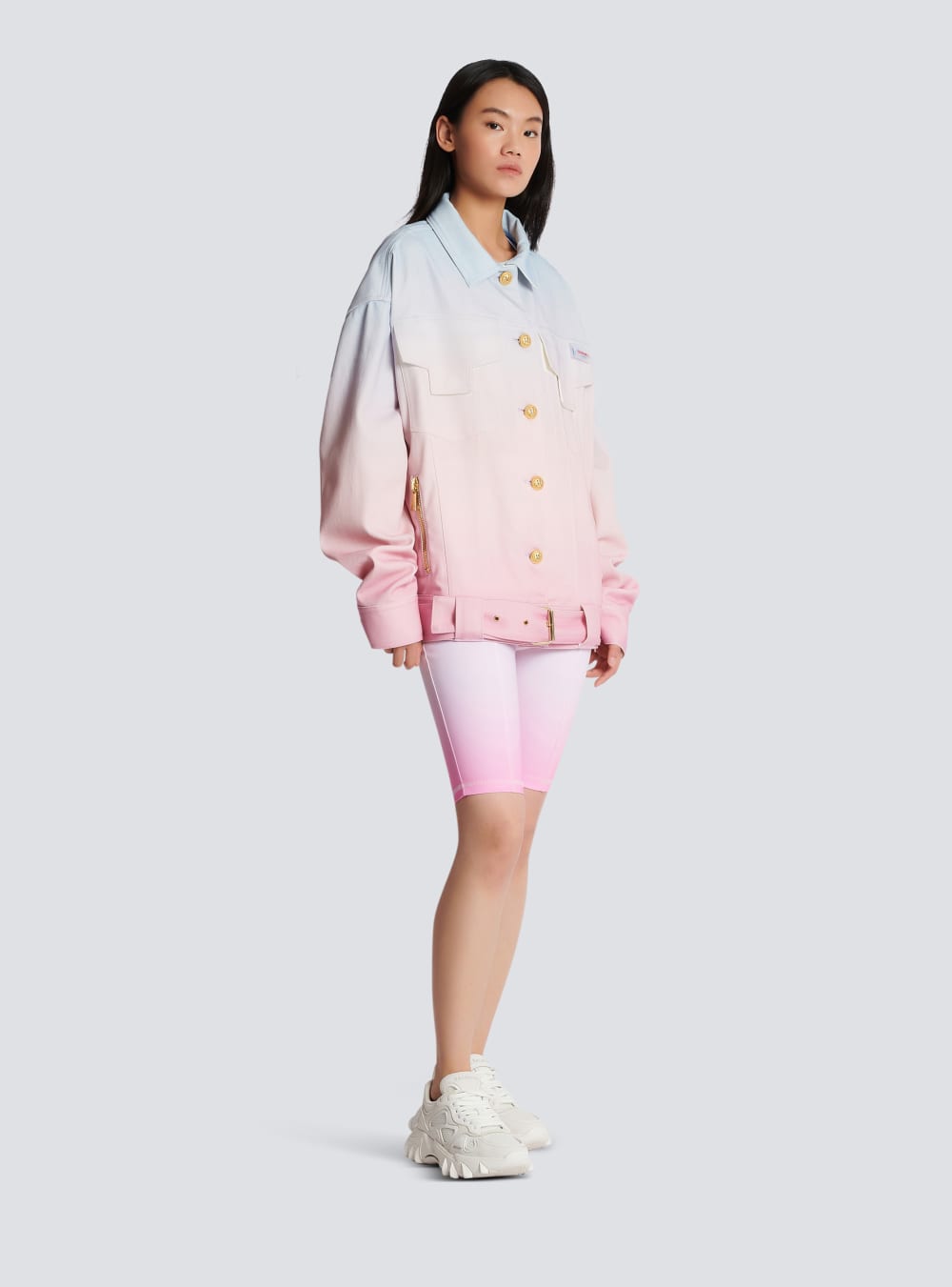 Women's Balmain X Evian-oversized Jackets Multicolor | USA AeAthSef