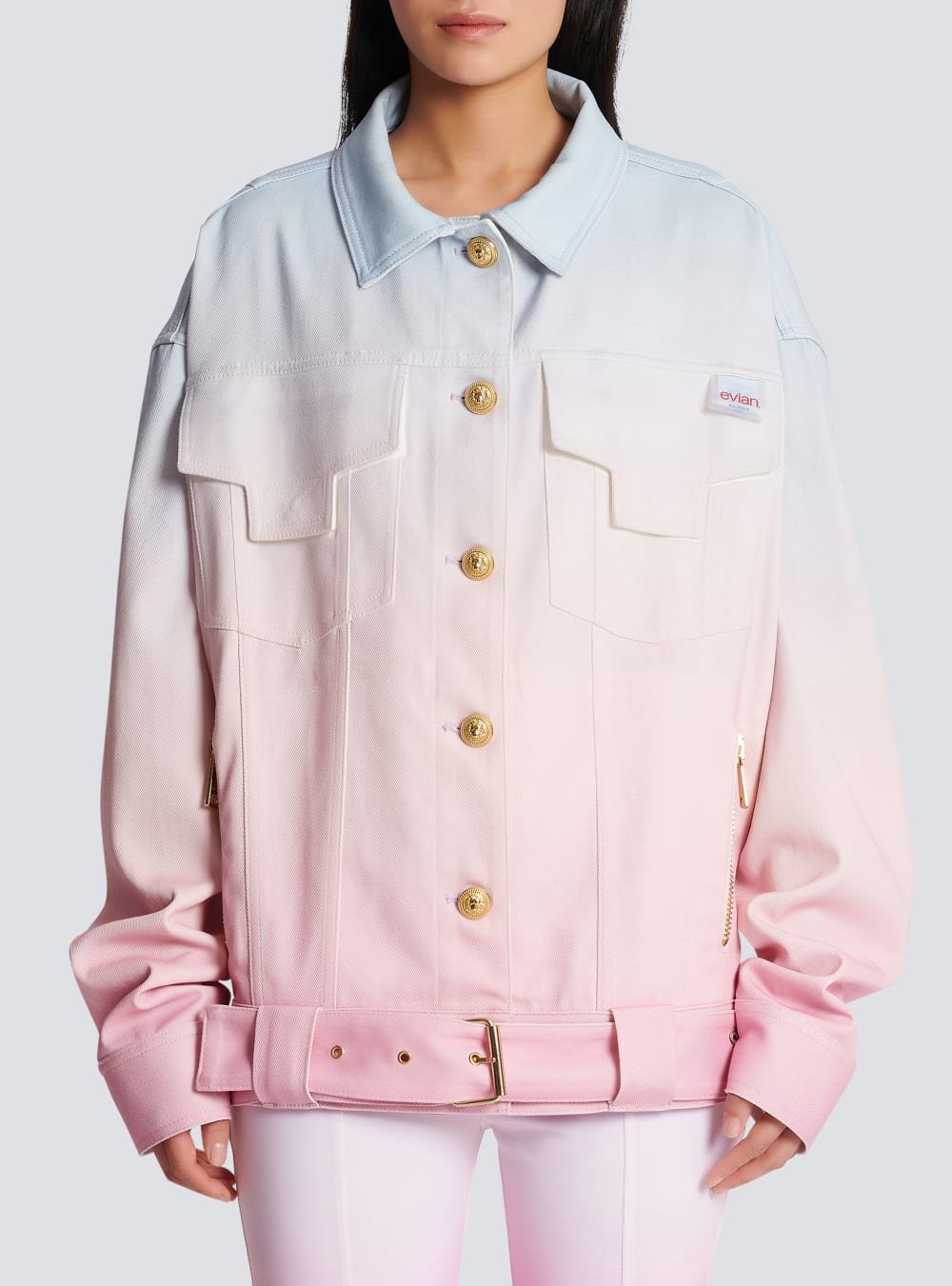 Women's Balmain X Evian-oversized Jackets Multicolor | USA AeAthSef