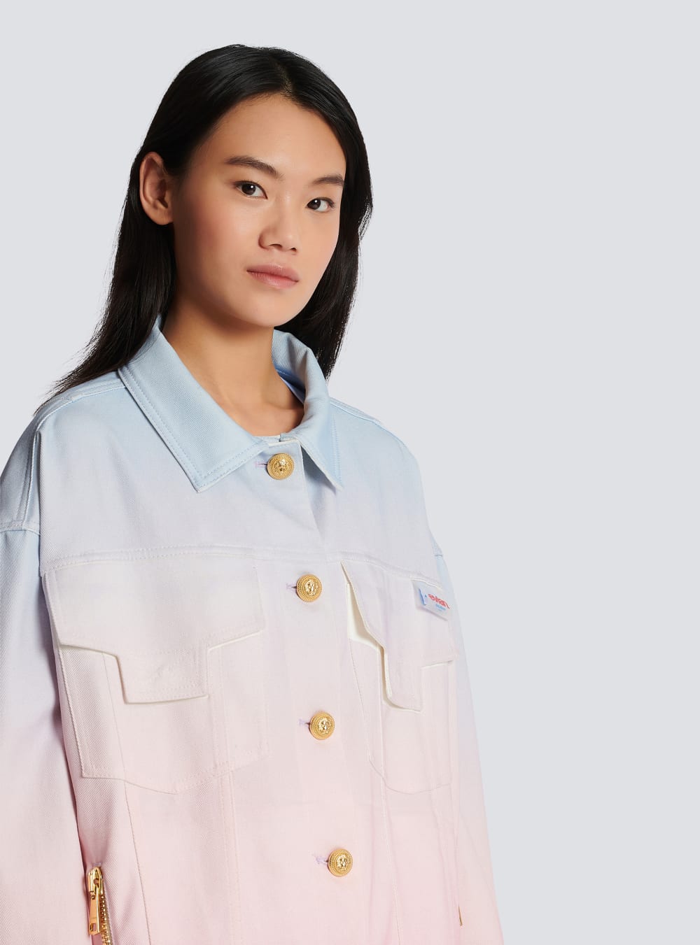 Women's Balmain X Evian-oversized Jackets Multicolor | USA AeAthSef