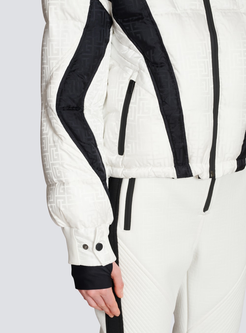 Women's Balmain X Rossignol-Monogram Ski Jackets White | USA zJOjphp6