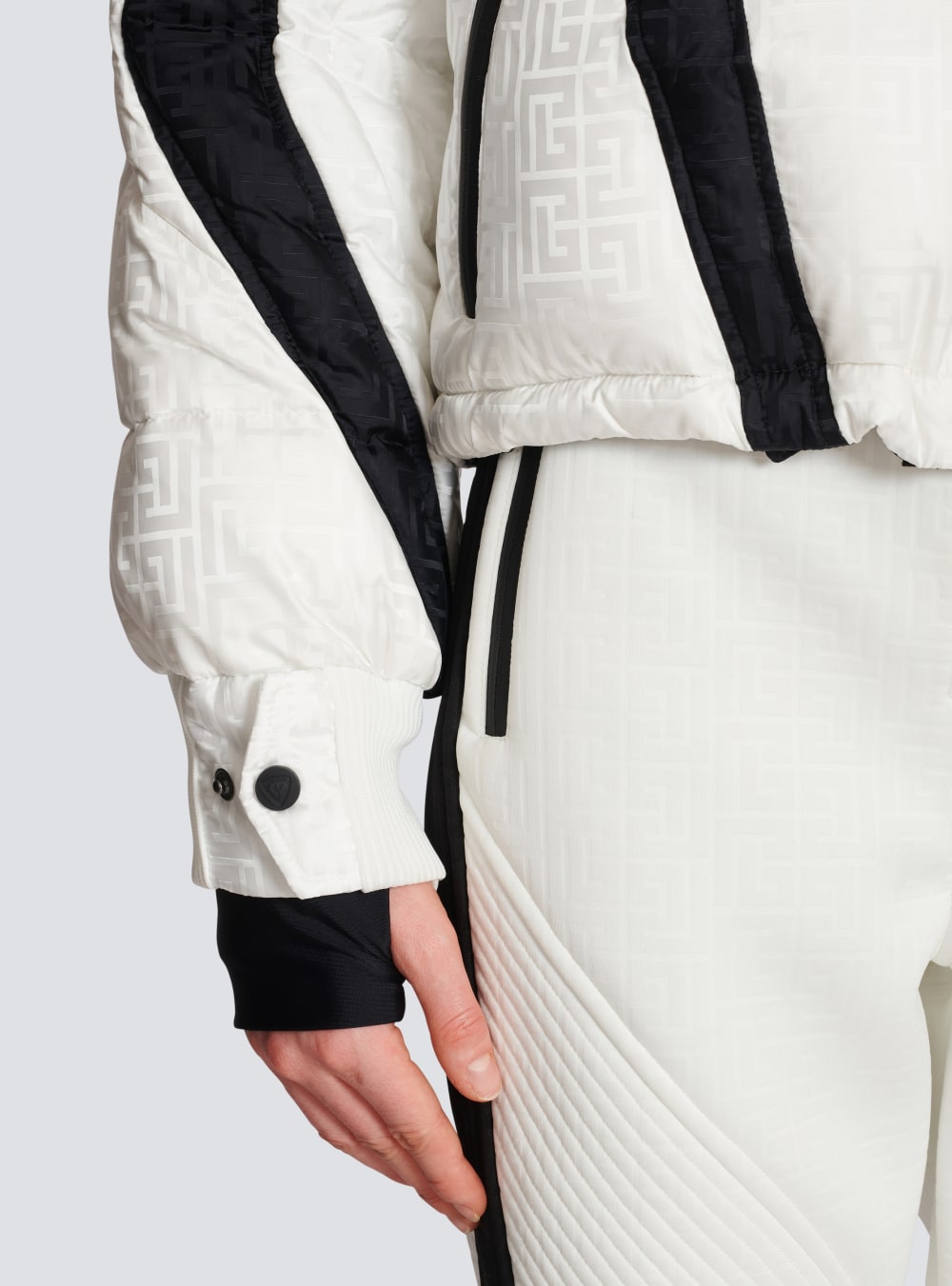 Women's Balmain X Rossignol-Monogram Ski Jackets White | USA zJOjphp6