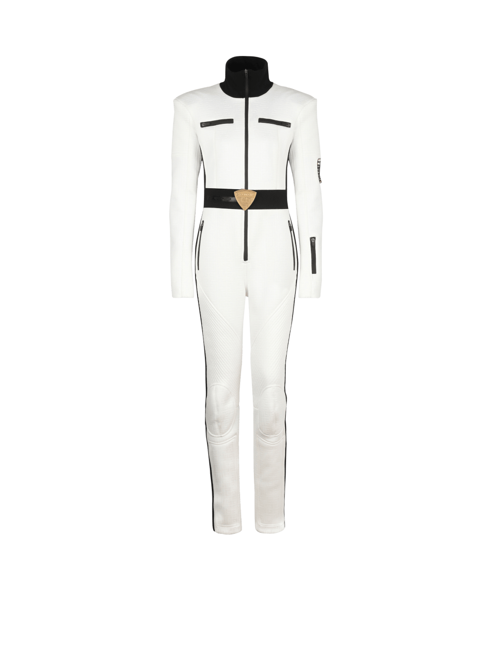 Women\'s Balmain X Rossignol-Monogram Trousers White | USA vzDhkeJE